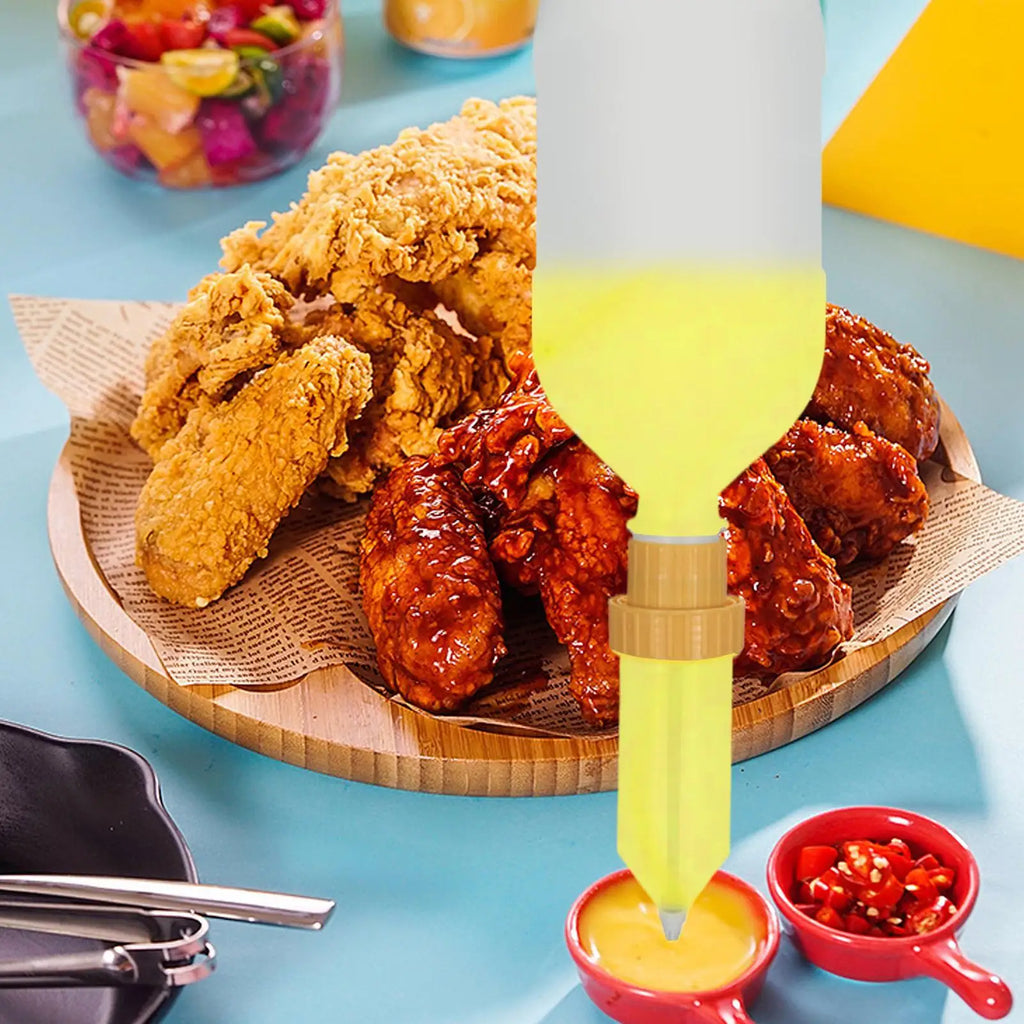 2.5L Hanging Squeeze Sauce Dispenser | Large Capacity Sauce Dispenser QXL