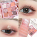 JUJU 9-Color Pearlescent Glitter Eyeshadow Palette | Waterproof Eyeshadow Palette QXL JUJU 9105