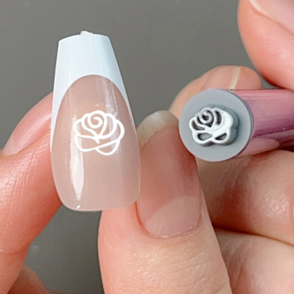 10-Pc Nail Art Stamp Pen Set | Flower & Butterfly Designs Nail Art Stamp Set QXL