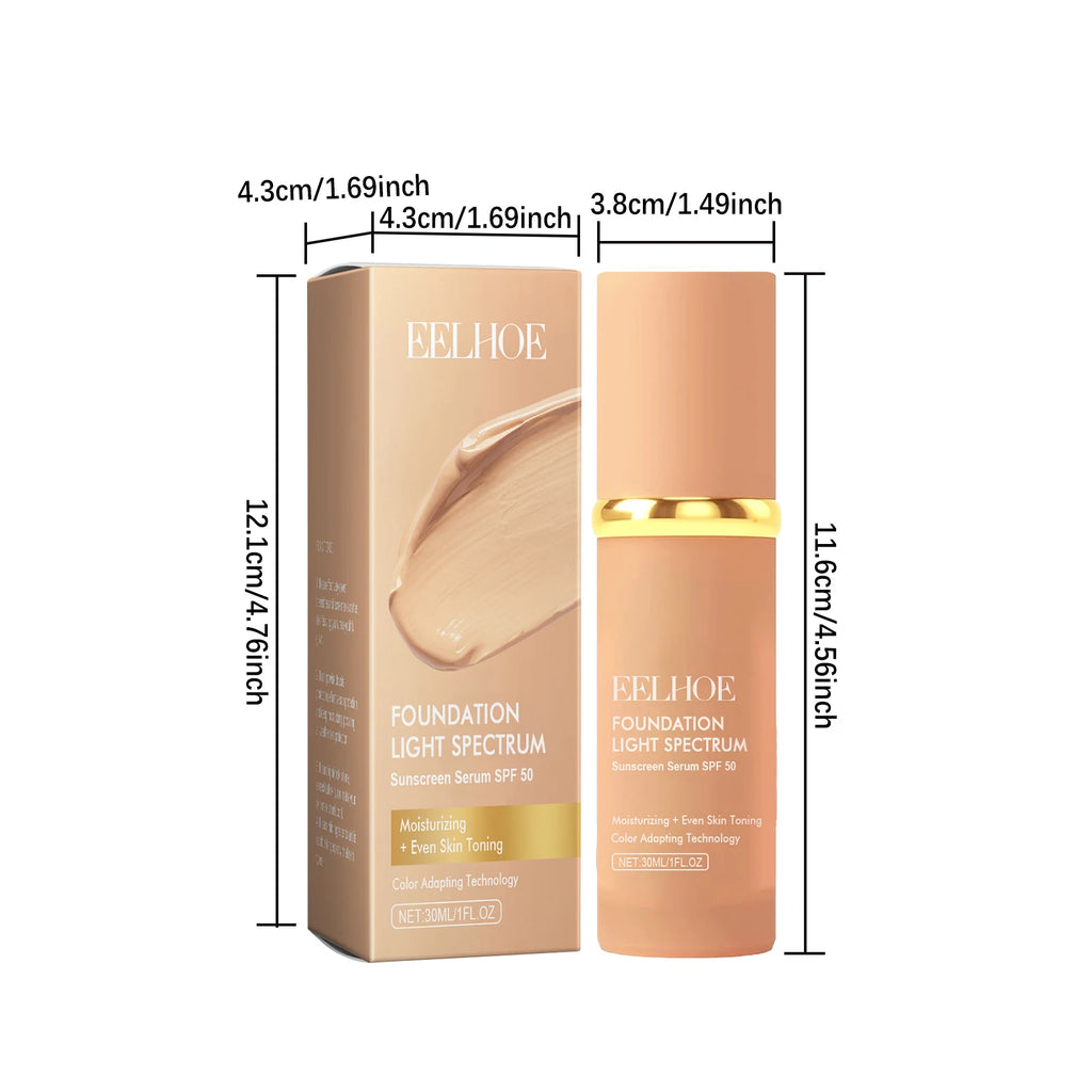 EELHOE Color-Adaptive Concealer Foundation | Natural Glow Concealer Foundation QXL