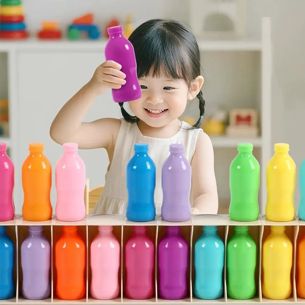 Wooden Bottle Guessing Game | Reusable Memory Puzzle Toy Memory Puzzle Toy QXL