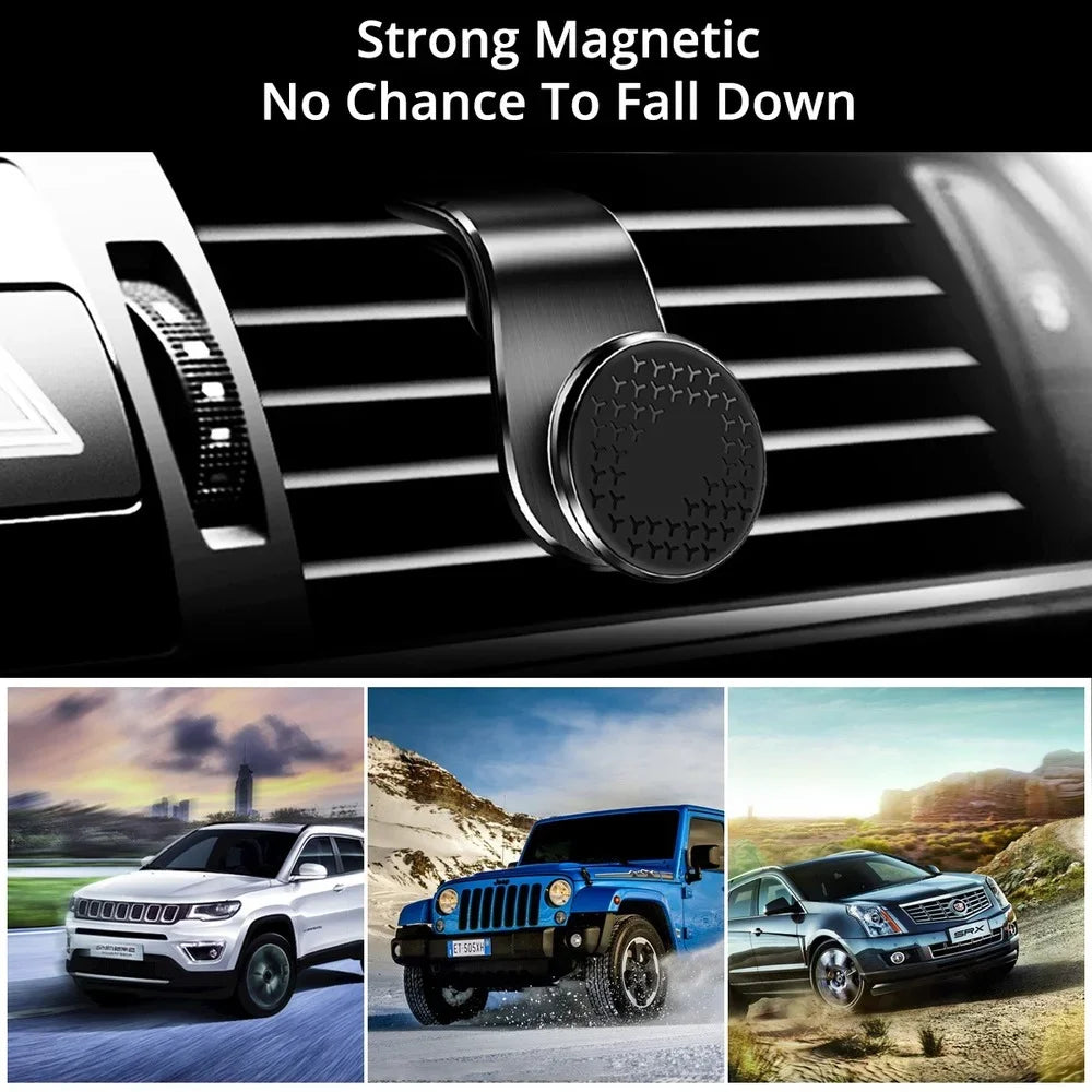 Magnetic Car Phone Holder | Air Vent Mount 360° Rotation Car Phone Mount QXL