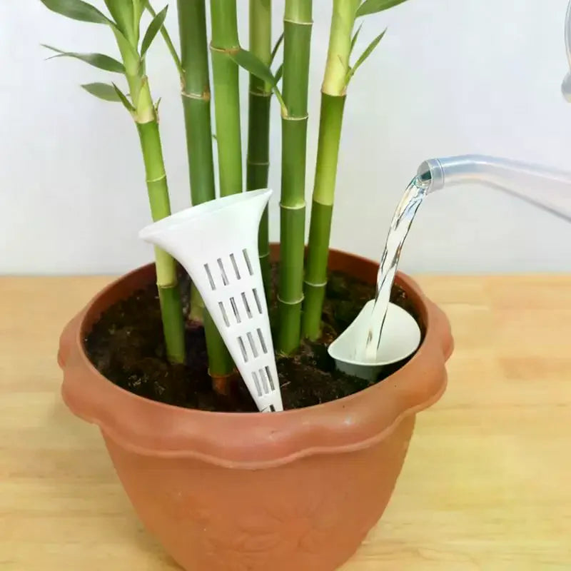 3-Pack Conical Plant Watering Device | Soil Aeration & Drainage Plant Watering Device QXL