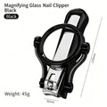 Nail Clipper with Magnifying Glass | Anti-Splash Stainless Steel Nail Clipper QXL A1