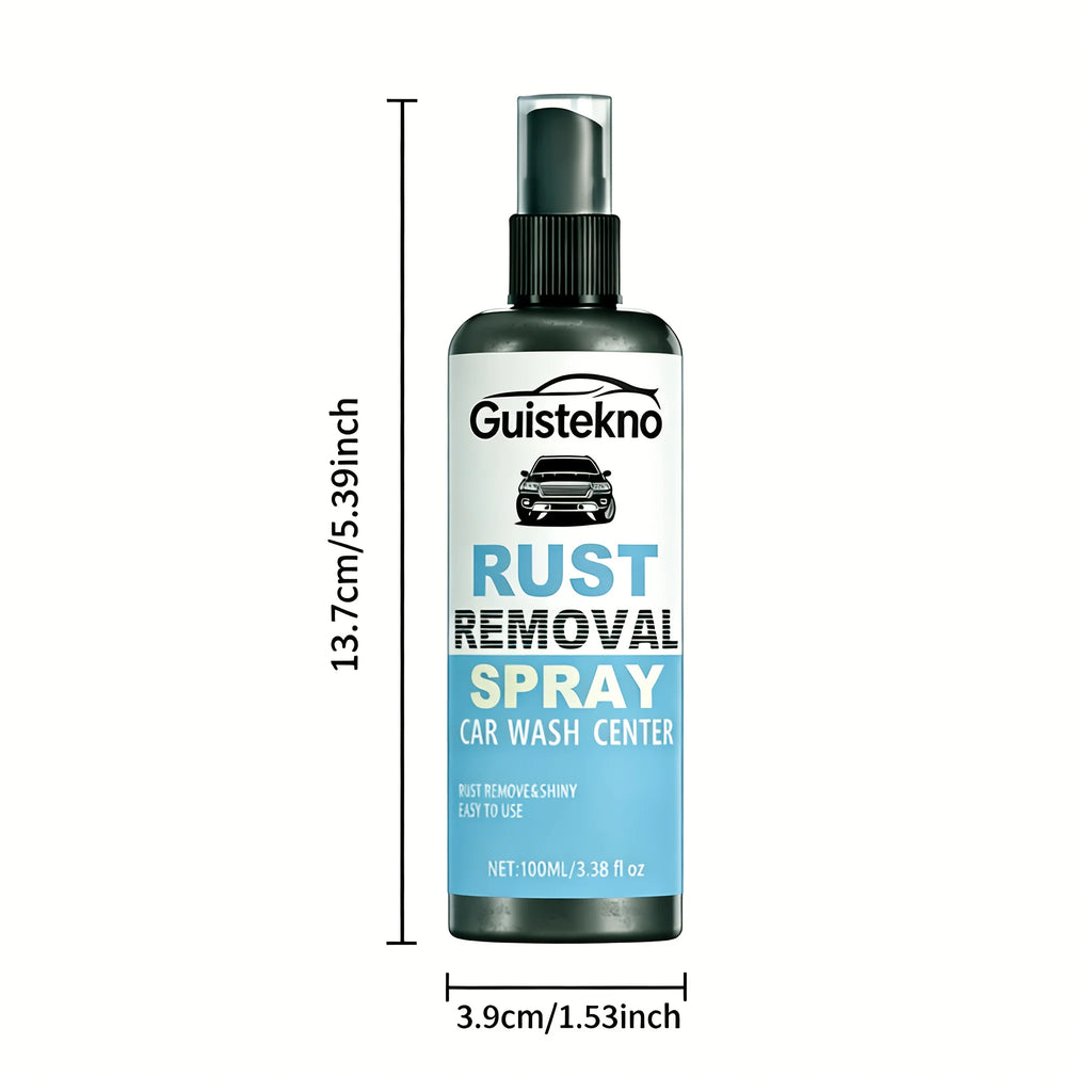 Car Rust Remover Spray 100ml | 3-in-1 Rust Converter Rust Remover Spray QXL 1 100ml