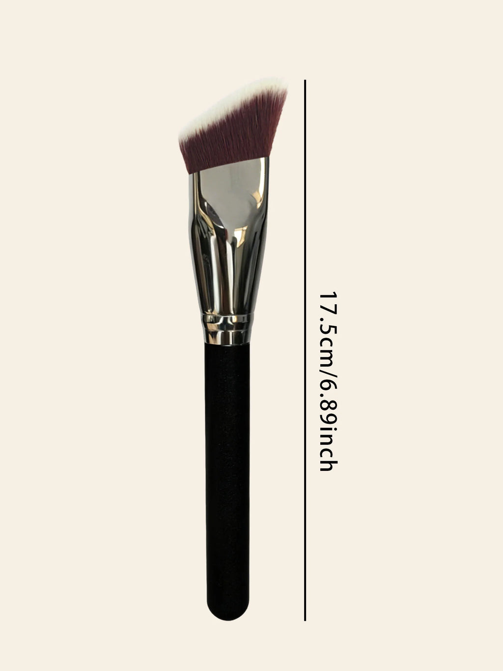 Slanted Foundation Makeup Brush | Synthetic Contour Tool Foundation Makeup Brush QXL