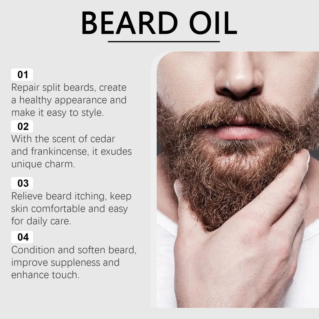 Cedar Beard Oil – Cleansing & Moisturizing Essential Oil Beard Essential Oil QXL