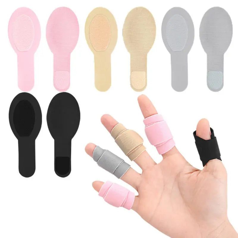 5-Pack Adjustable Finger Support Straps | Universal Splint Finger Support Strap QXL