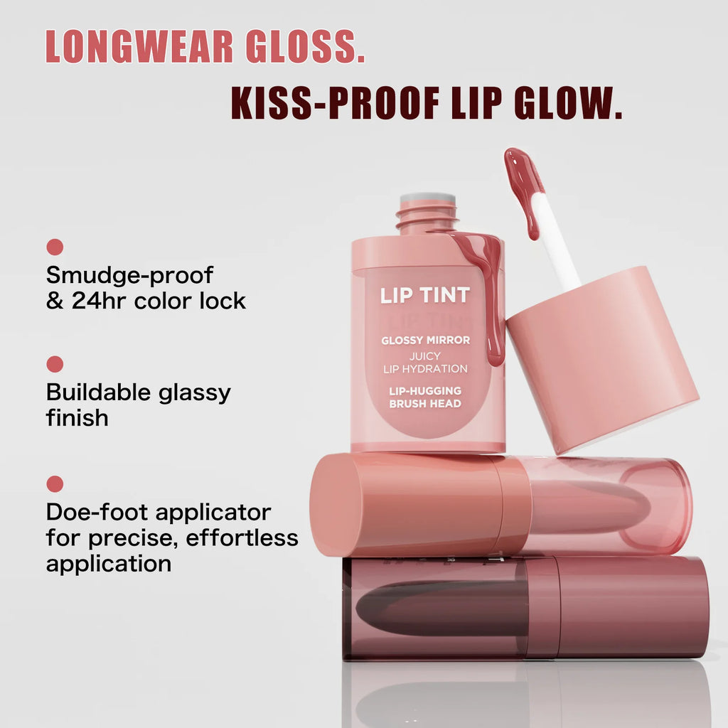 Juicepop Jelly Mirror Lip Gloss | Hydrating Long-Lasting Lip Tint Lip Gloss QXL