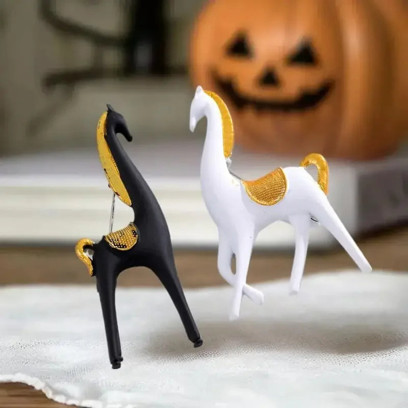 Animal Horse Brooch | Fashion Pony Pin for Men & Women Fashion Brooch Pin QXL