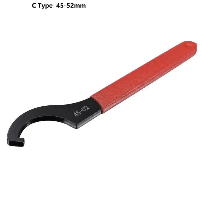 C Hook Spanner Wrench Set 38–62mm | Collet Chuck Round Nut Hook Spanner Wrench QXL A2