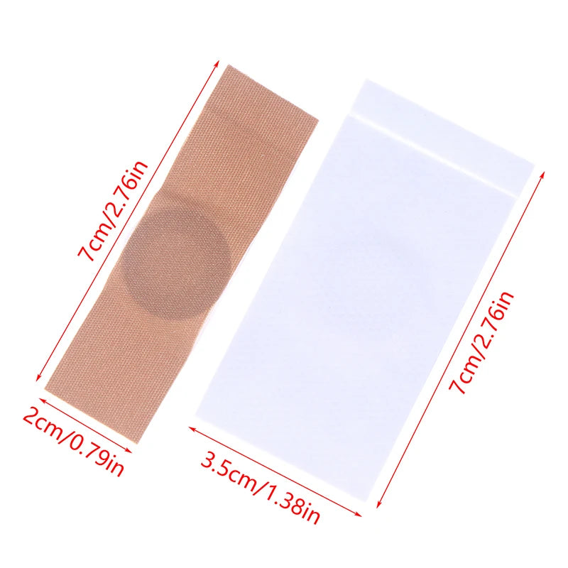 50/100-Pack Blank Corn Cushion Pads | DIY Foot Care Patches Foot Cushion Pads QXL
