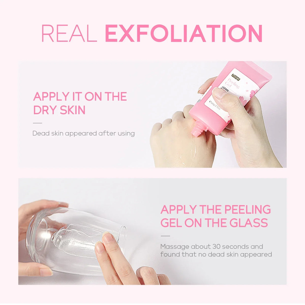 FENYI Cherry Blossom Exfoliating Peeling Gel 60g | Facial Scrub Facial Exfoliating Gel QXL