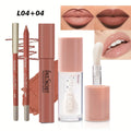 Beauty Glazed 3-Pc Velvet Matte Lip Set – Lipstick, Liner & Oil Lip Makeup Set QXL SET7