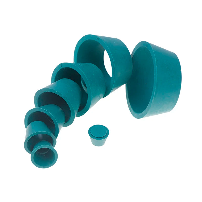Rubber Buchner Funnel Cone Stopper | Flask Filter Collar Set Lab Rubber Stopper QXL