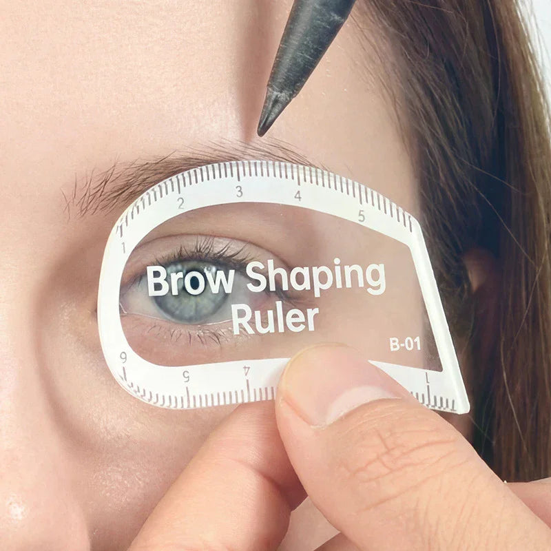 Brow Mapping Ruler – Eyebrow Shaping Stencil & Microblading Tool Eyebrow Mapping Ruler QXL