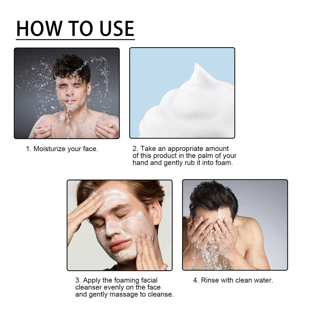 Eelhoe Tallow Men's Facial Cleanser | Deep Pore Cleanse 120ml Facial Cleanser QXL