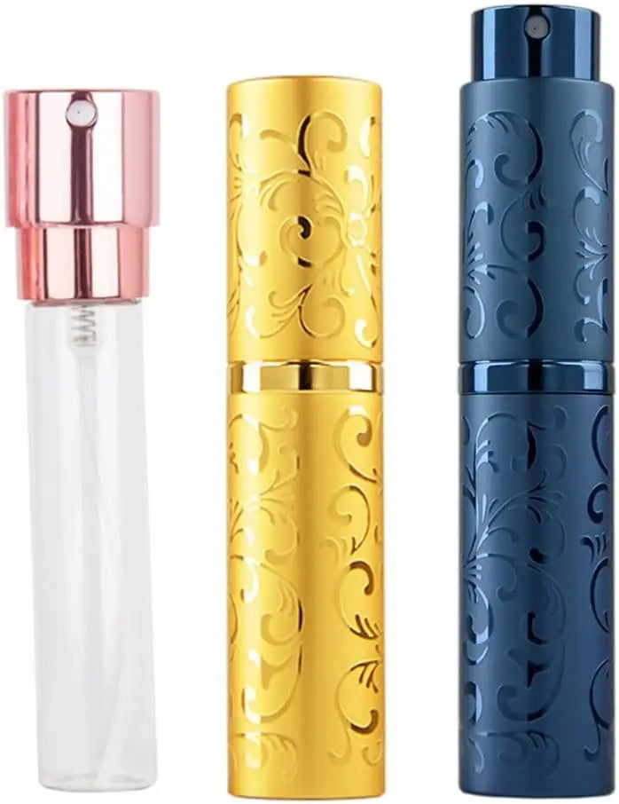 10ml Refillable Travel Perfume Atomizer Bottles | 3/4/6-Pack Perfume Atomizer Set QXL