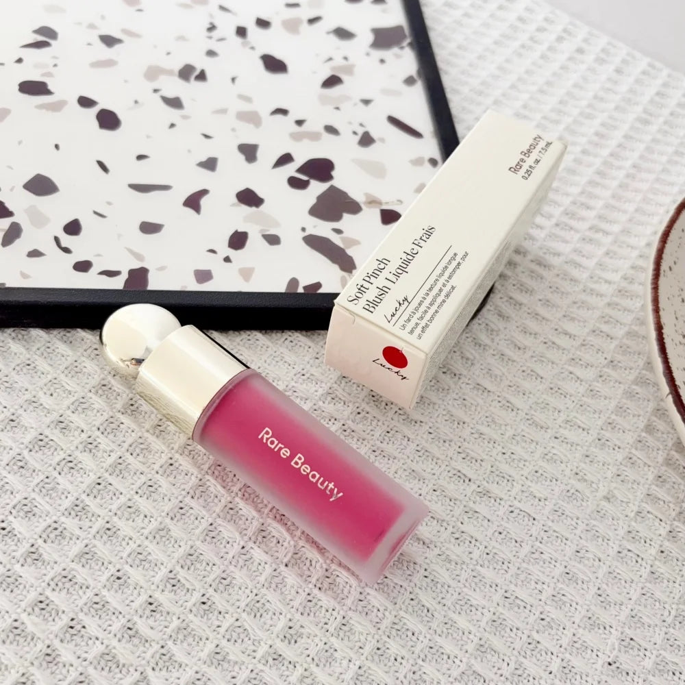 Rare Beauty Soft Pinch Liquid Blush | Lightweight Long-Lasting Liquid Blush QXL 01-Lucky blusher