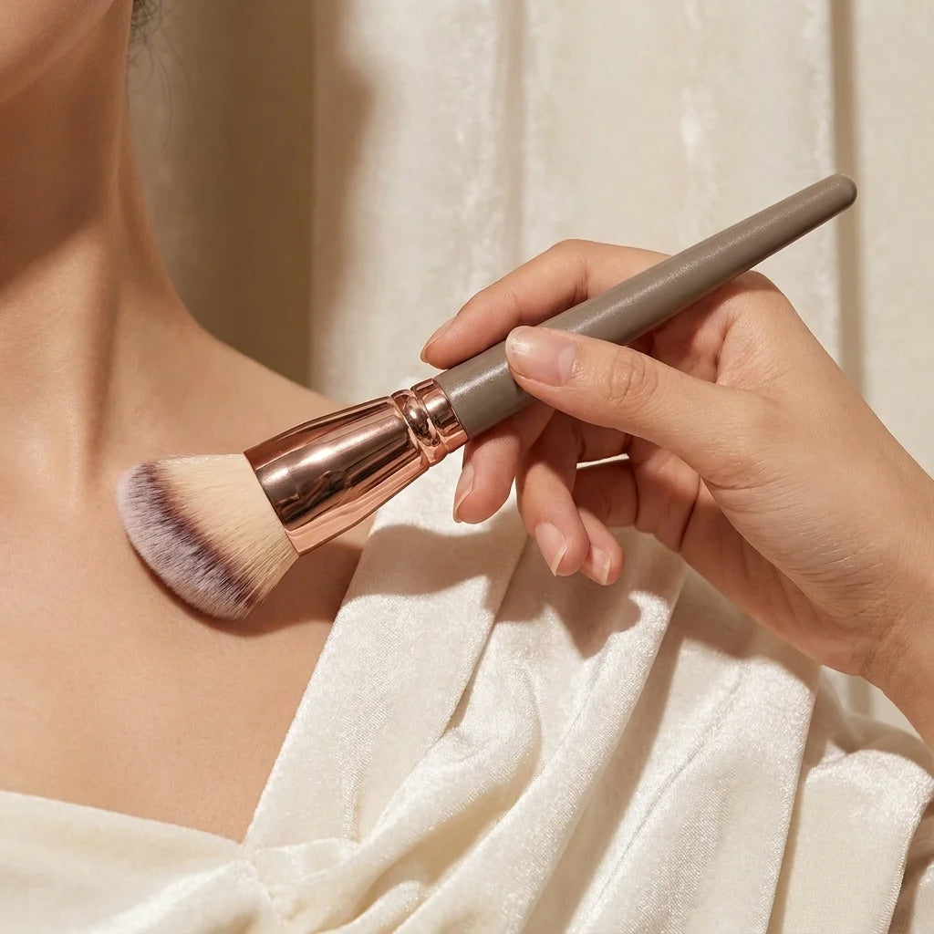 Contour Brush – Blush, Bronzer & Sculpting Makeup Tool Contour Makeup Brush QXL
