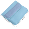 Essential Oil Carrying Case – 6 Roller Bottles PU Travel Bag Essential Oil Travel Case QXL Blue