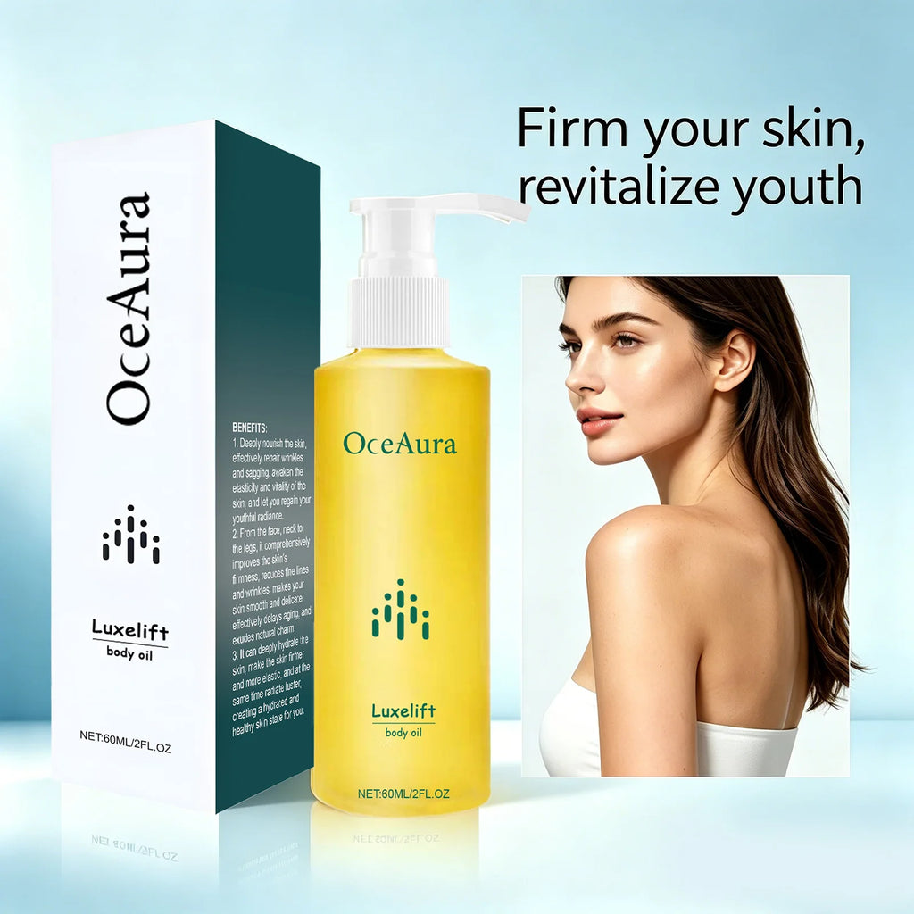 OceAura Firming & Nourishing Body Oil for Dry Skin | 60–180ml Firming Body Oil QXL