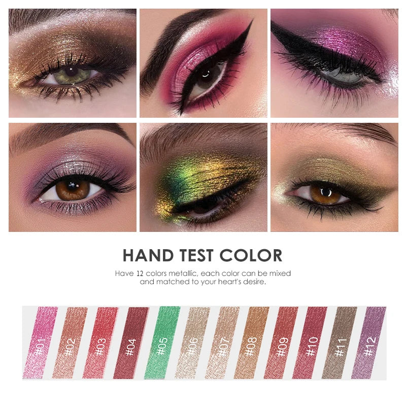 Pearlescent Diamond Eyeshadow Powder | Shimmer & Metallic Eyeshadow Powder QXL