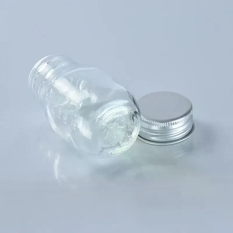 30ml Refillable Glass Bottle with Leak-Proof Lid | Multi-Use Refillable Glass Bottle QXL