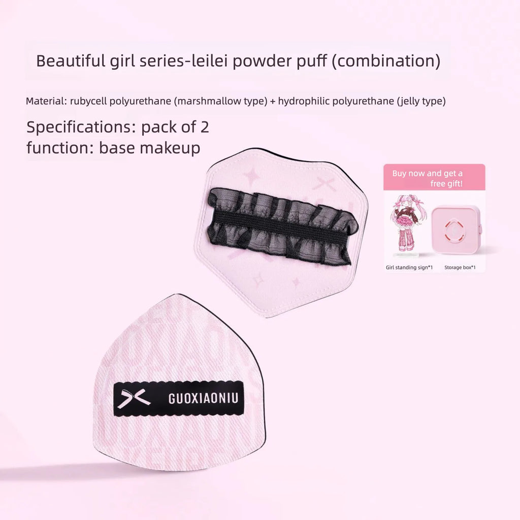 Water-Activated Dual-Use Powder Cushion Puff | Foundation Tool Makeup Sponge Puff QXL 01 and 02