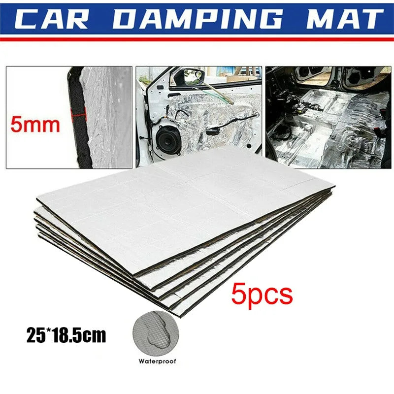 Car Sound Deadener Heat Insulation Mat | 5–20 Pack Car Insulation Mat QXL 5mm-5 Pcs