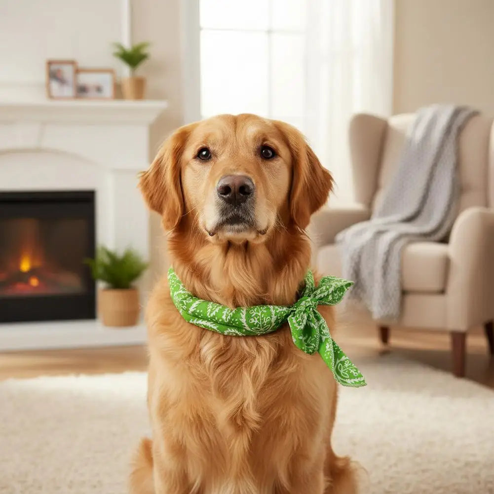 Pet Cooling Scarf for Dogs & Cats | Summer Neck Wrap Bandana Pet Cooling Bandana QXL