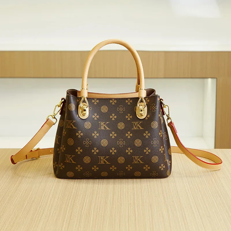 Luxury Vegan Leather Diaper Bag | Large Crossbody Tote for Moms Crossbody Diaper Bag QXL