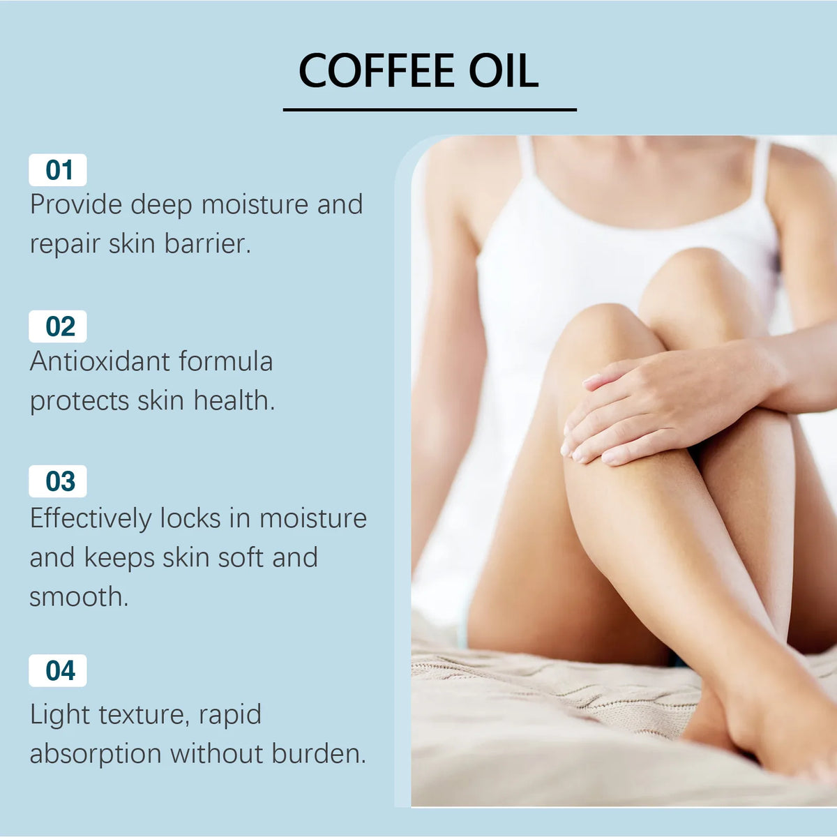 OUHOE Coffee Essential Oil – Nourishing Body & Face Oil Essential Body Oil QXL