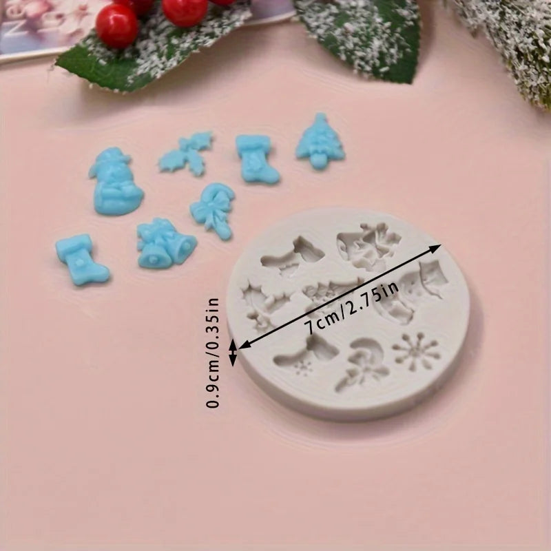 Christmas Cookie Cutters & Silicone Moulds | DIY Baking Set Silicone Baking Mould QXL