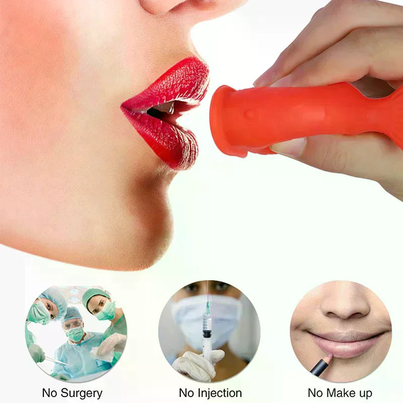 Silicone Lip Plumper Tool | Fuller Lips Enhancer Device Lip Plumper Tool QXL