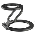 Dual Magnetic Phone Ring Grip Kickstand – iPhone & Samsung Phone Ring Stand QXL black