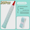 PU Tennis & Badminton Overgrip Tape | 10 or 20 Pack Non-Slip Racket Overgrip Tape QXL 20Pcs Mint green