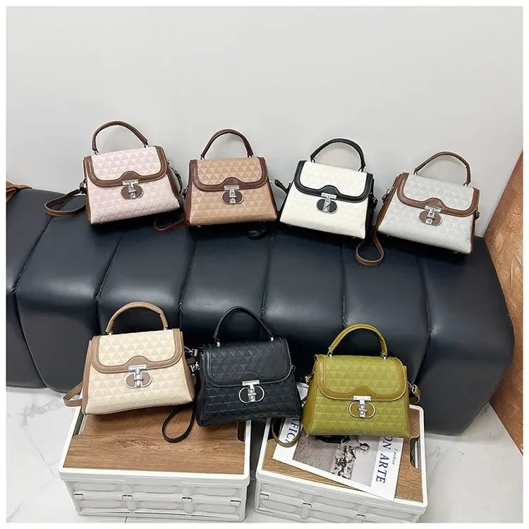 Luxury Leather Diaper Bag | Elegant Vintage Paris Style Leather Diaper Bag QXL