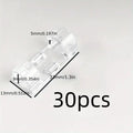 Clear Adhesive Cable Clips | Transparent Wire Cord Organizers Cable Clips QXL 30pcs
