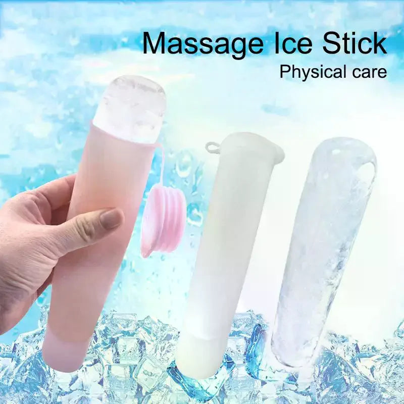 Silicone Ice Cube Face Roller | Reusable Facial Massager Ice Facial Roller QXL
