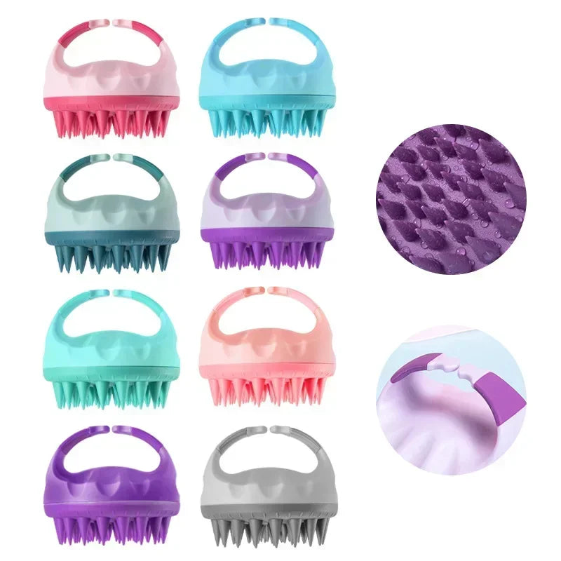 Silicone Scalp Massage Brush for Baby, Adults & Pets Scalp Massage Brush QXL