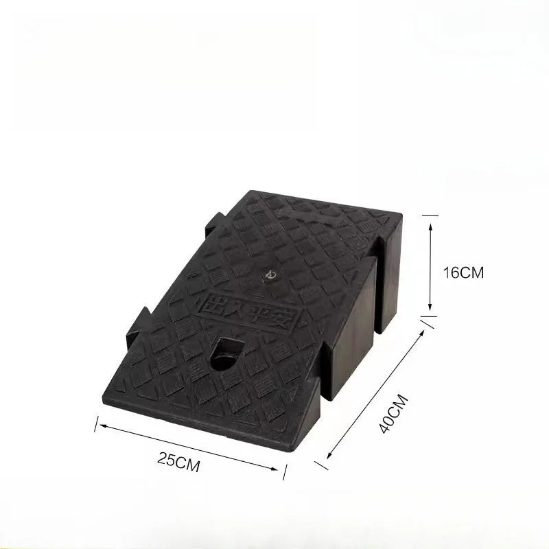 Portable PVC Curb Ramp 16–19cm | Anti-Slip Driveway Slope Curb Ramp QXL