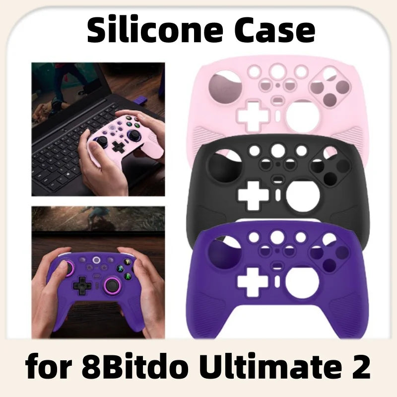 Silicone Case for 8BitDo Ultimate 2 Controller – 360° Cover Controller Silicone Case QXL