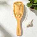 Mini Bamboo Air Cushion Hairbrush | Detangling Scalp Massage Bamboo Hair Brush QXL ZH481-7-Original