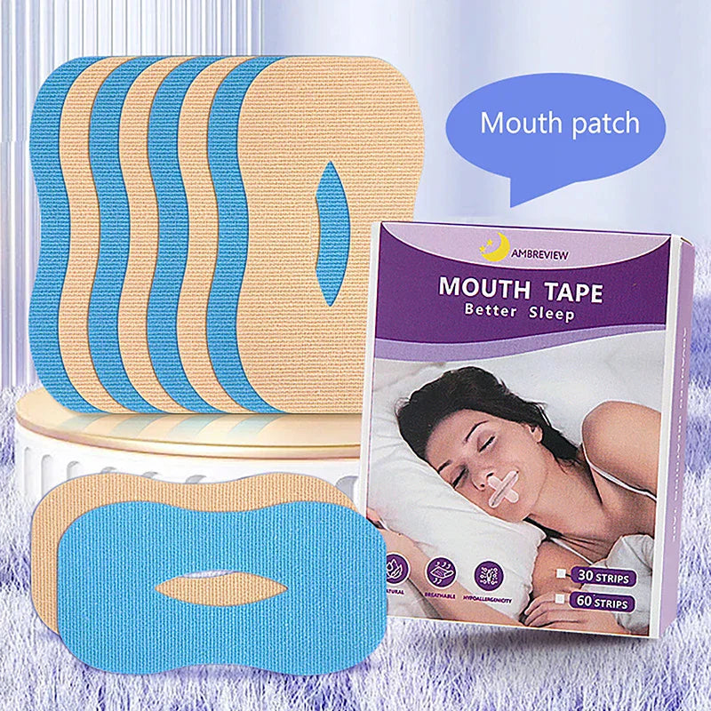 O-Shaped Mouth Breathing Tape | Better Sleep 10/30 Pcs Sleep Breathing Tape QXL