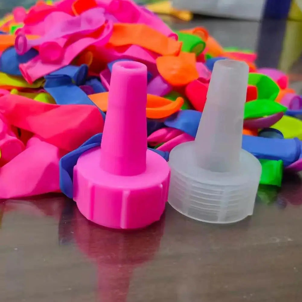 500-Pack Colorful Water Balloons with 2 Filling Nozzles Water Balloon Set QXL