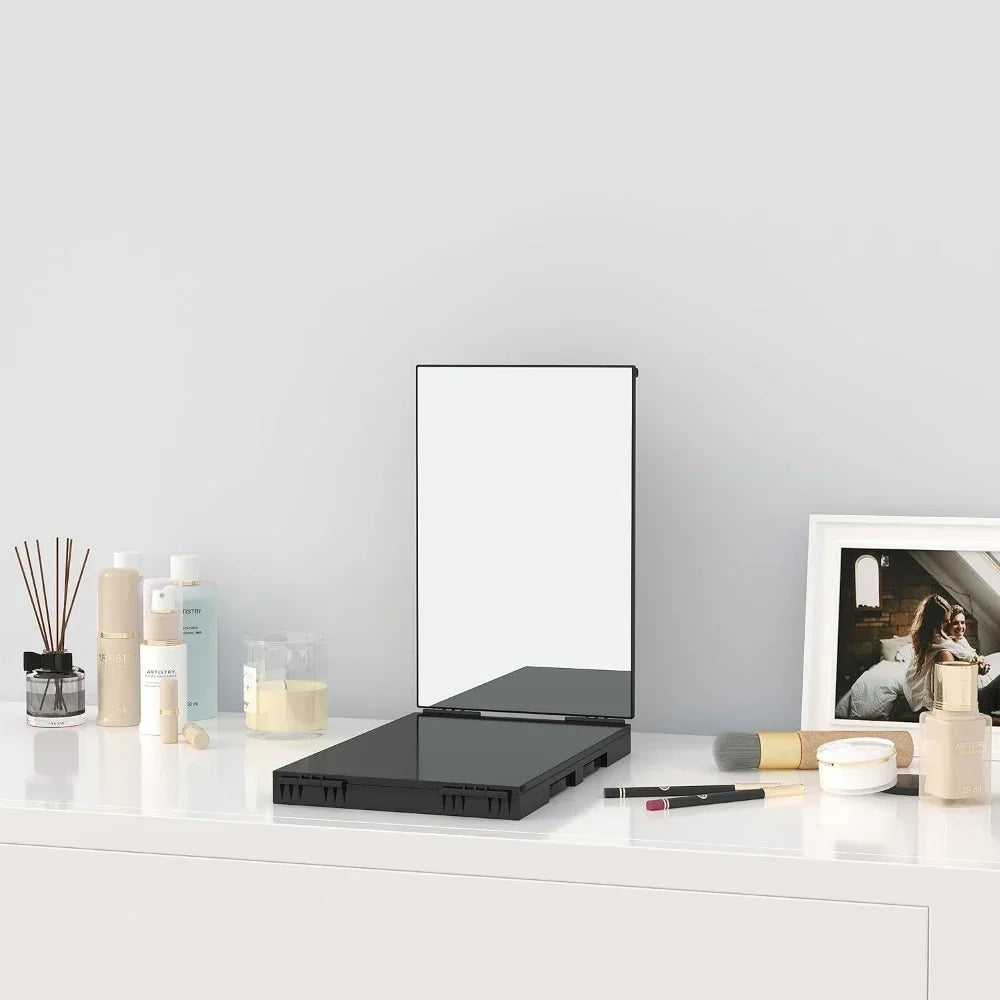 LED 3-Way Mirror for Self Haircuts | 360° Rechargeable LED Haircut Mirror QXL