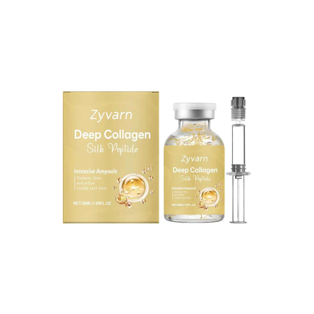 Collagen Silk Peptide Ampoule Essence | Korean Face Serum Face Serum Essence QXL 50ml