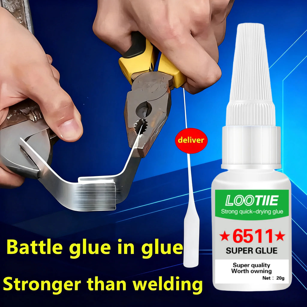 4-Pack Heavy Duty Super Glue 20g | Fast Bond Metal Glass Wood Super Glue Adhesive QXL