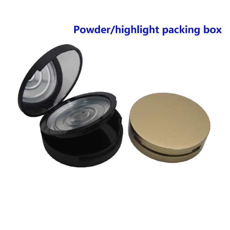 Refillable Pressed Powder Compact Jar with Vanity Mirror Refillable Powder Compact QXL